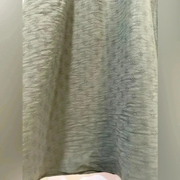 NWT SOHO Apparel Ltd. Green Mini Skirt Size L Elastic Waist Front Pockets - Picture 9 of 10